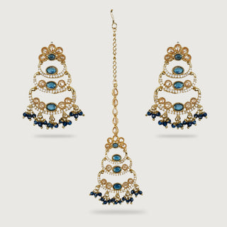 KAVERI EARRINGS AND TIKKA