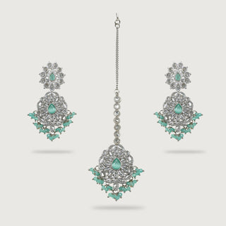 BHAGYA EARRINGS AND TIKKA