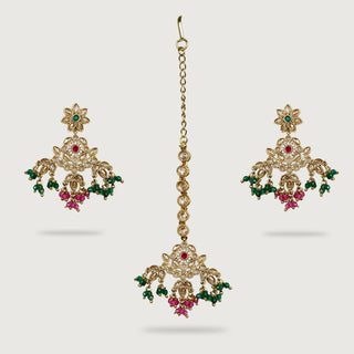 HASINA EARRINGS AND TIKKA