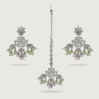 HASINA EARRINGS AND TIKKA