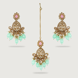 DILPREET EARRINGS AND TIKKA