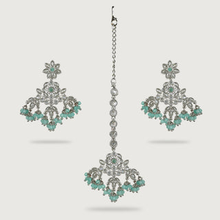 HASINA EARRINGS AND TIKKA