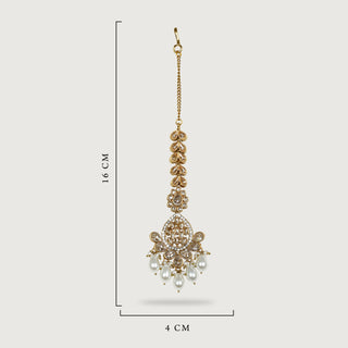 URVI EARRINGS AND TIKKA