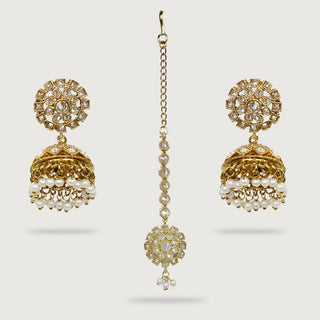 PADMA EARRINGS AND TIKKA