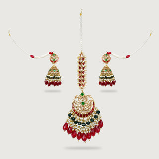 YUSRA EARRINGS AND TIKKA