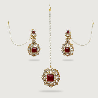 RAZIA EARRINGS AND TIKKA