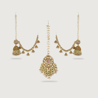 LARA EARRINGS AND TIKKA