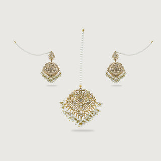 HIRA EARRINGS AND TIKKA