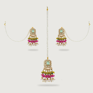 IQRA EARRINGS AND TIKKA