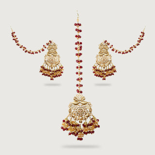 HUMNA EARRINGS AND TIKKA