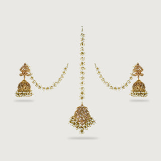 IMAAN EARRINGS AND TIKKA