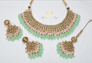 Kesar Green and Pink