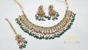Jyoti Emerald and Pink