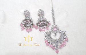 Rajiya Silver and Pink