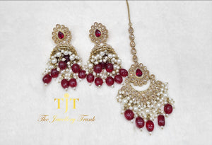 Zehra Gold with Red