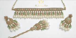 Ranjha Green and Pink