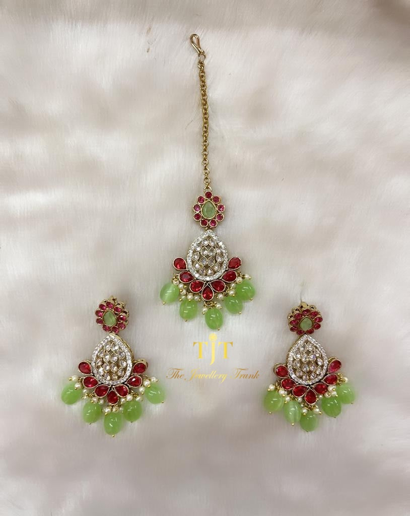 Safinah Ruby and Lime Green