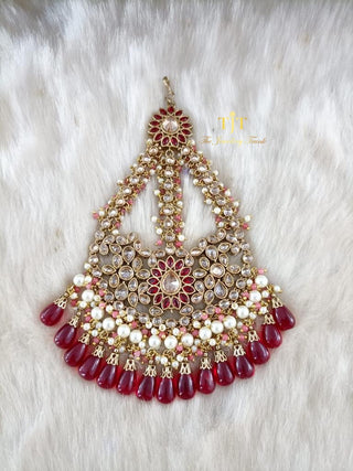 Silky Ruby and Salmon Pink