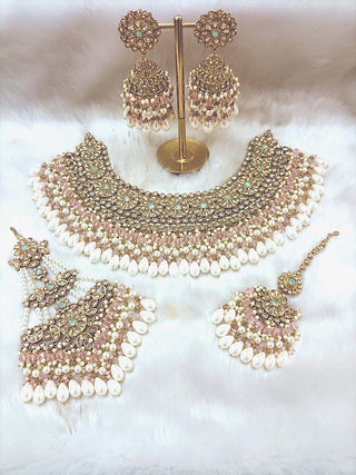 Preet Mint with Light Pink