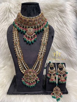 Vindika Green and Pink