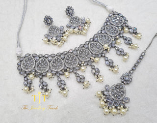 Kareena Gunmetal Pearl