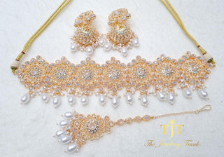 Keyuri gold pearl