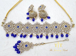 Keyuri Royal Blue Clear