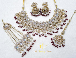Soniya Maroon Clear