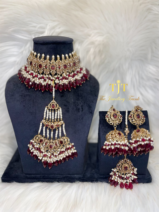 Shamila Maroon and Pearl