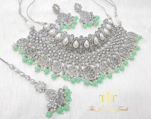 Sweta Silver with Pearl and Mint