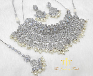 Sweta Silver and Pearl