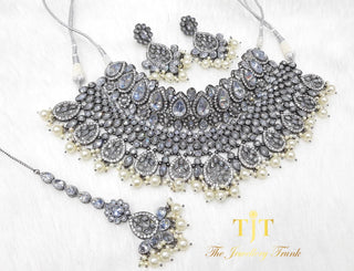 Sweta Gunmetal and Pearl