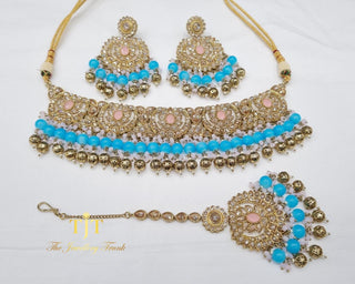 Zainab Baby Blue Peach