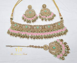 Zainab Pink and Mint