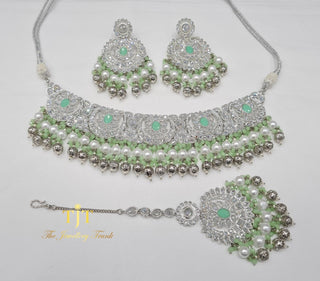 Zainab Silver and Mint