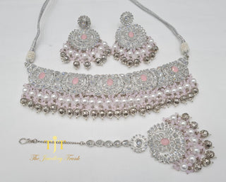 Zainab Silver Pink
