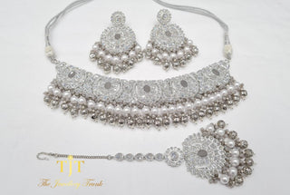 Zainab Silver and Grey